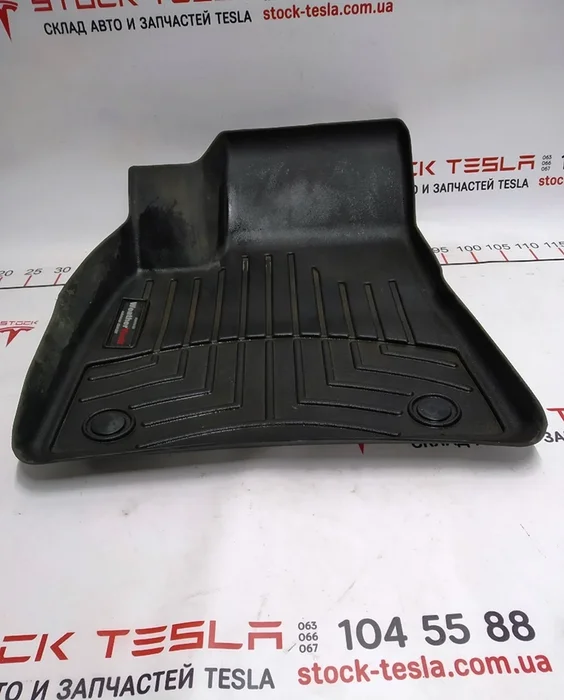 Килимок для підлоги гумовий 1-го ряду сидінь лівий Tesla model S REST 1047686-00-X