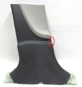 ピラーカバー B 左下 PVC GRAY ダメージあり Tesla Model S、Model S REST 1024631-09-C