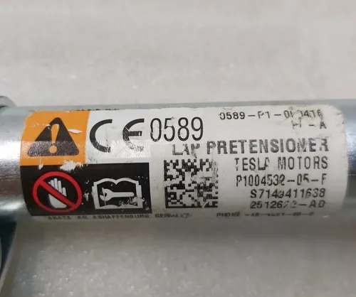 第一排安全带点火器 MDS-驾驶员 MDX-乘客 用于修复 Tesla model S、model S REST、model X 1004532-05-F