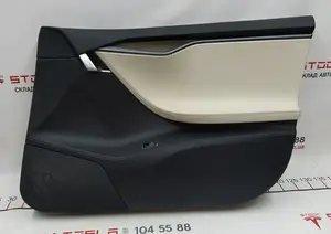 3 1007936-52-Nフロント右ドアカードアセンブリPURB / G / PUR13 / PVCB CREAMPREMテスラモデルSREST 1007936-52-N