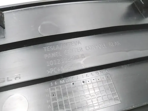 9 Bageste midterkonsol panel Tesla model S, model S REST 1012718-00-F