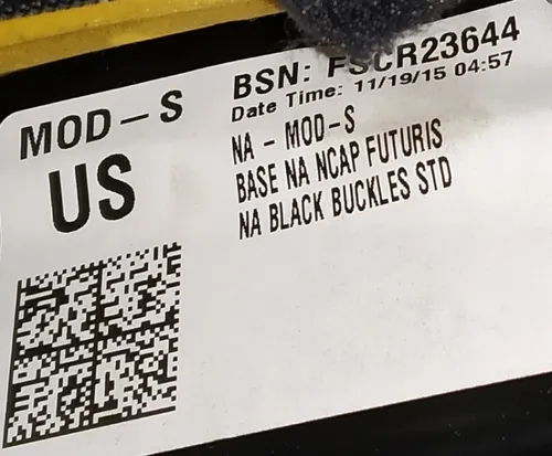 Scaun pasager fara airbag, senzor de prezenta BASE BLACK GEN 1 Tesla model S, model S REST 1013089-01-C