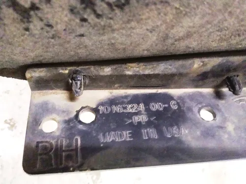 Højre bagskærmsforing (klud) (MSR) 1016327-00-G