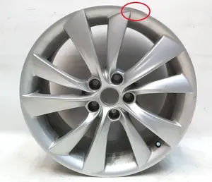 휠 디스크 (19x8.0J ET40- 실버 사이클론) Tesla Model S, Model S REST 1054045-00-D