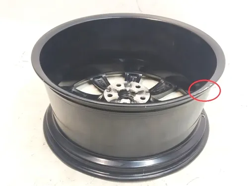 Hinterradscheibe 22x10J ET35-TURBINE BLACK Tesla Modell X 1089366-00-C