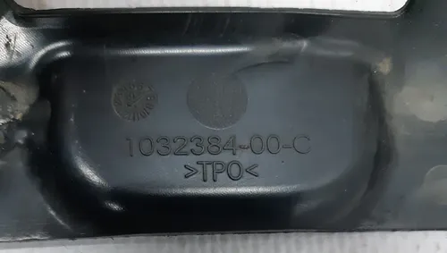 Hoogspanningsbatterijbekleding zijkant voorzijde met schade Tesla Model S, Model S REST, Model X 1032384-00-C
