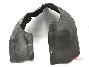 Підкрилок передній правий задня частина (ганчірка) RWD з пошкодженням Tesla model S 1034509-00-D