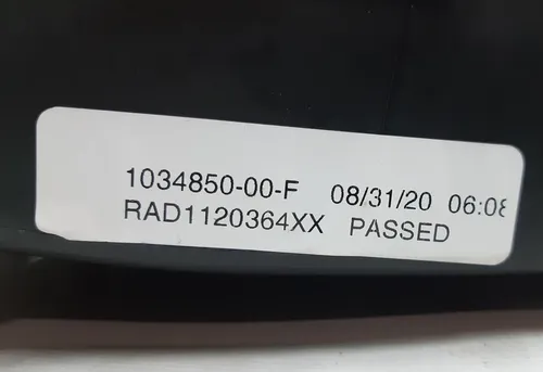 7 구멍 및 드라이브 어셈블리가 있는 본체 중앙 공기 흡입구 NEW Tesla 모델 X 1034850-00-F