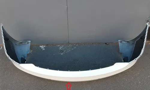 1 Бампер задній під 6 парктроніків з кронштейнами PPSW білий (з пошкодженням) Tesla model S REST 1057319-S3-A