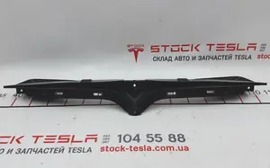 1 Bracket lining V-shaped decorative front grill chrome (birds) Tesla model S REST 1062472-00-F