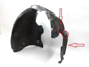 1 1063694-00-C x Rivestimento parafango anteriore destro con danni Tesla Model S REST 1063694-00-D