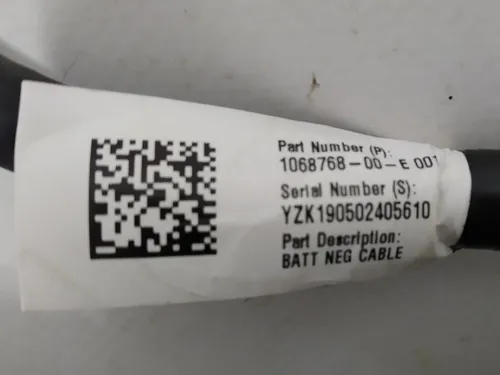 Кабель АКБ 12V мінус Tesla Model 3 1068768-00-E