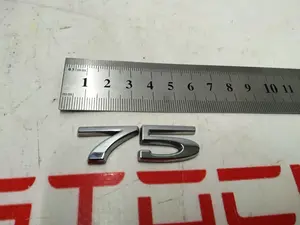 Емблема "75" Tesla model S REST, model X 1083137-00-B