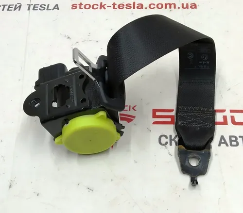2 Sikkerhedssele 2. række sæder 60/40 central (SORT) Tesla model X 1089187-05-F