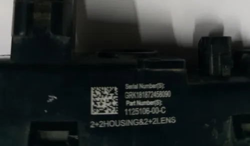 6 Levý blinkr (kamera) AP2.5 s poškozením Tesla model S REST, Tesla model X 1125106-00-E