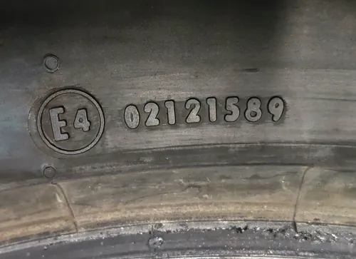 Däck 255/45 ZR19 104W XL 19AS CONTINENTAL EXTREME 5,81 mm data 31/21 Tesla modell Y 1188211-00-B