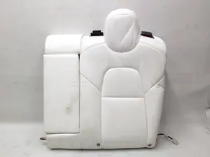 Спинка сидіння 2-го ряду подвійна WHITE у зборі з центральним підголовником та підлокітником Tesla Model 3 7654329-02-C