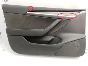 Карта дверей передньої лівої PREM BLACK WOOD DECOR TELA143303 з пошкодженням Tesla Model 3 1588126-01-D x