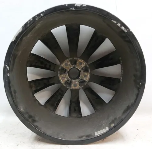 4 Hjulskiva SVART TURBIN 21x8,5 J med skada Tesla modell S, modell S REST 1054042-00-B