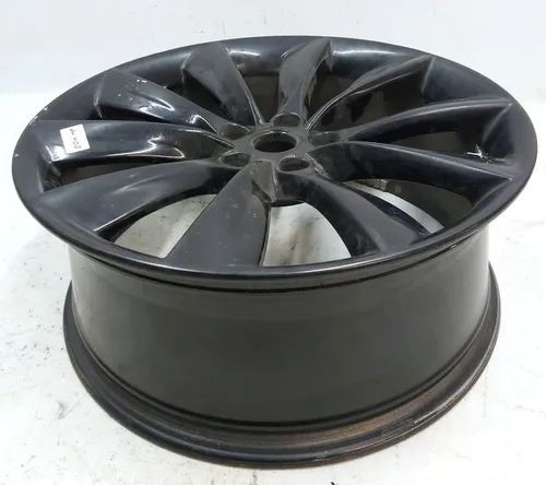 4 Hjulskiva SVART TURBIN 21x8,5 J med skada Tesla modell S, modell S REST 1054042-00-B
