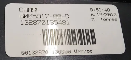 11 СТОП сигнал крышки багажника верхний Tesla model S, model S REST 6005917-00-F