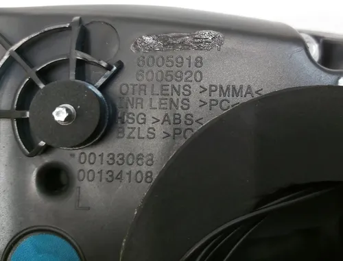 左外灯（欧盟） Tesla Model S、Model S REST 6005920-00-J