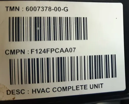 6007378-00-G 내부 히터 어셈블리 Tesla 모델 S 6007378-00-Q