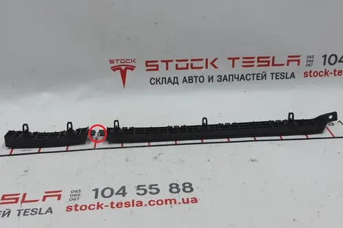 4 Support de fixation de pare-chocs arrière gauche endommagé Tesla model S, model S REST 1091986-00-B