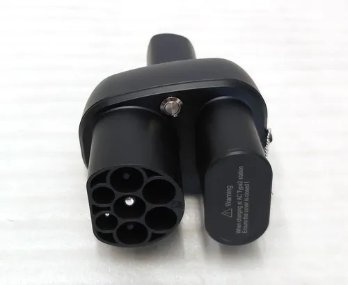 Адаптер зарядки универсальный (2 в 1) AC-50A DC 250kW 1000V 400A CCS2 59mm Tesla all models CCS2 AC DC