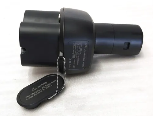 Адаптер зарядки универсальный (2 в 1) AC-50A DC 250kW 1000V 400A CCS2 59mm Tesla all models CCS2 AC DC