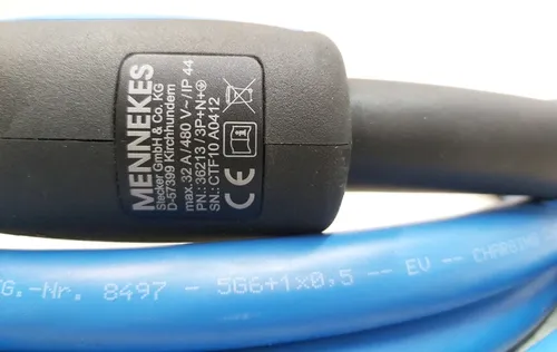 Universal Charger Extension Cable 32A 480V MENNEKES Tesla all models