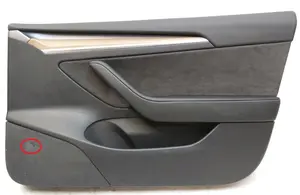 Forreste højre dørkortsamling PREM BLACK WOOD DECOR Tesla model 3 TELA144303